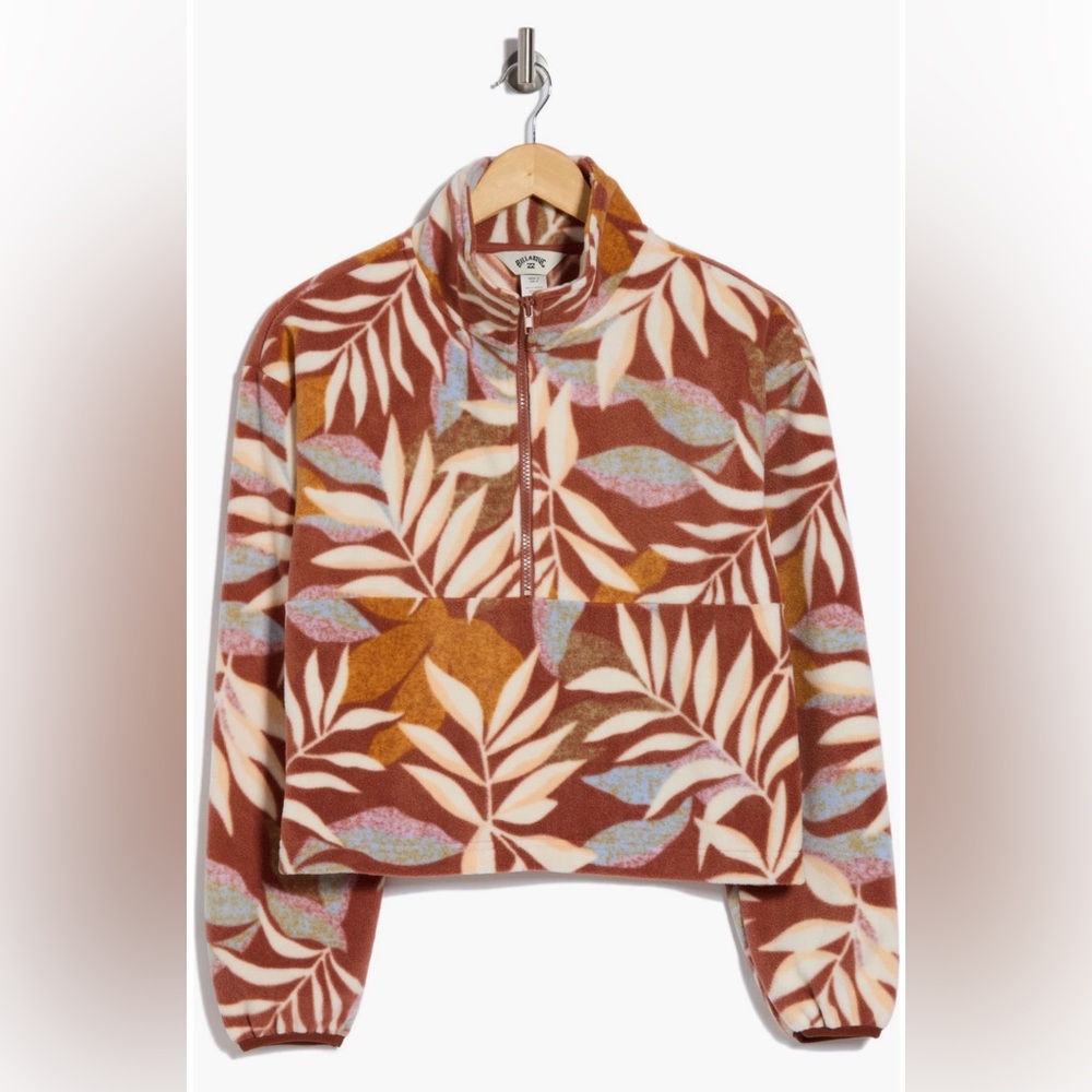 Billabong Casual fling half zip polar fleece jacket